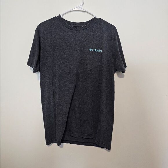Dark Grey Mens Columbia Graphic Tee - Picture 1 of 6